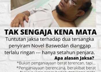 TAK SENGAJA KENA MATA