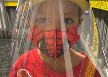 Sedang Digemari, Face Shield Ikhtiar Orangtua Lindungi Anak dari Virus Corona