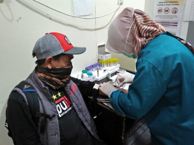 Pupuk Kaltim Fasilitasi Rapid Test Puluhan Jurnalis Bontang