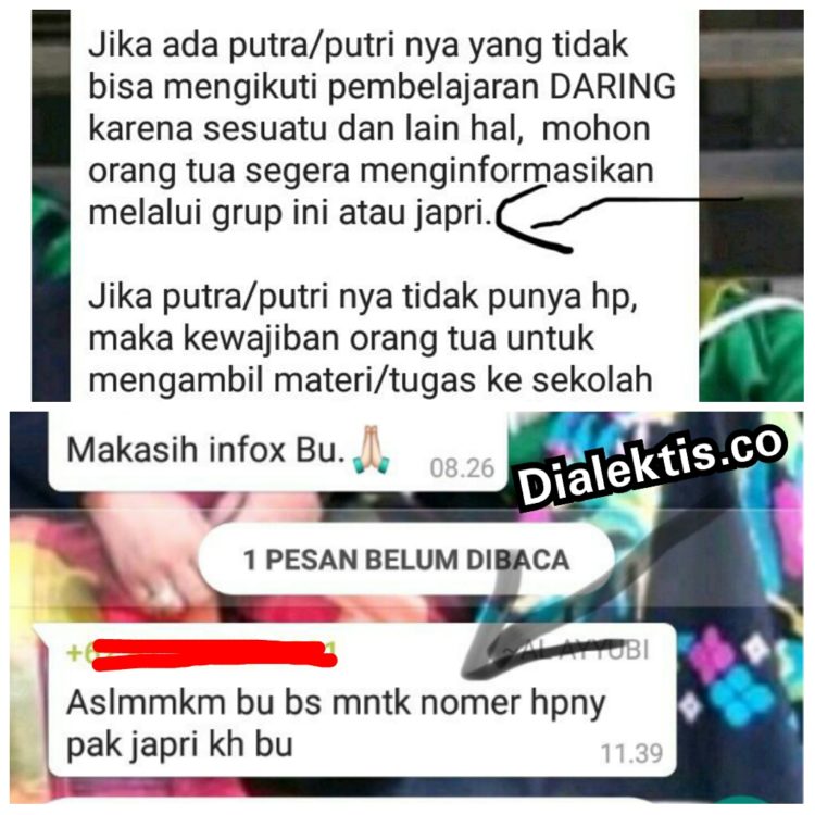 Belajar di Rumah, 5 Obrolan WA Ortu dan Guru Ini Bikin Ngakak