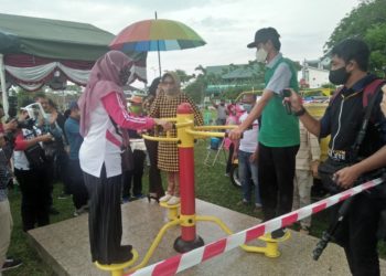 Horee ! Kini Ada Fasilitas Gym Outdoor Gratis di Lapangan BSD