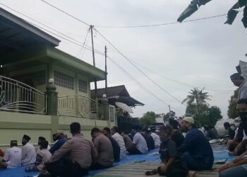 Masjid Al-Ikhlas Loktuan Salat Id dengan Protokol Covid-19