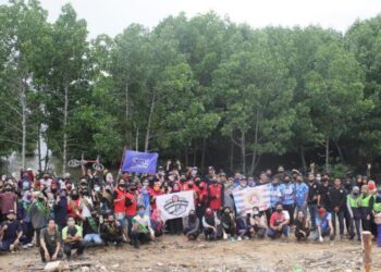 Bersihkan Wisata Dadakan, 411, 58 Kg Sampah Berhasil Diangkut ke TPST