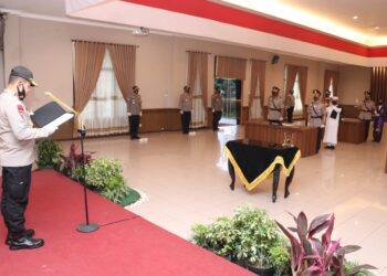 Kapolres Bontang Resmi Berganti, AKBP Boyke Karel Wattimena Jadi Wadir Polair Polda Kaltim