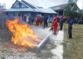 Tekan Potensi Kebakaran, Disdamkartan Beri Pelatihan Oprator SPBU