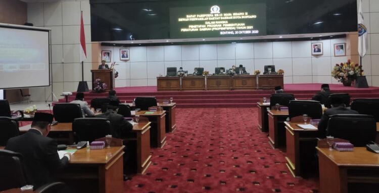 Gelar Paripurna, DPRD Bontang Setujui 17 Ajuan Raperda dalam Propemperda 2021