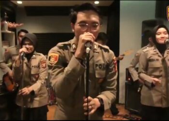 Keren, Biro SDM Polda Kaltim Rilis Singel Lagu Pencegahan Covid-19, Simak Liriknya