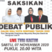 Bakal Menarik, Ronde 1 Debat Basri vs Neni Digelar Sabtu 7 November