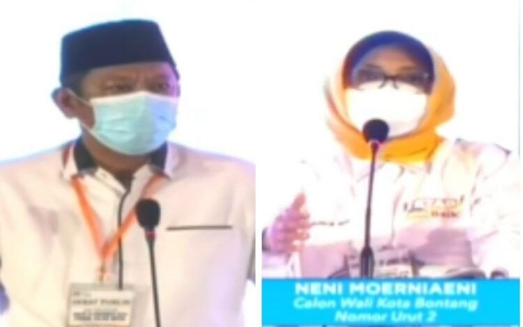 Pernyataan Penutup Debat Neni – Basri Bikin Baper, Saling Ucap Terima Kasih