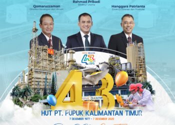Selamat Hari Jadi Pupuk Kaltim ke-43 Tahun