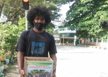 Peduli Lambata, Warga Bontang Galang Dana untuk Korban Erupsi Gunung Ile Lewotolok