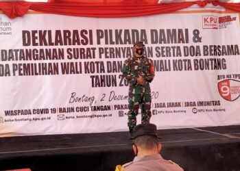 Imbau Pilkada Damai, Dandim 0908/BTG: Sugih Tanpa Bandha, Digdaya Tanpa Aji