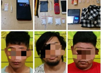 Hitungan Jam, 3 Pengedar Sabu Diciduk, Ketiganya Warga Tanjung Laut Indah