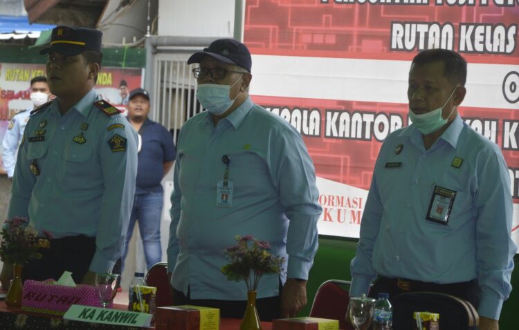 Kunjungi Rutan Samarinda, Kakanwil Kemenkumham Kaltim Ingatkan Nilai Integritas
