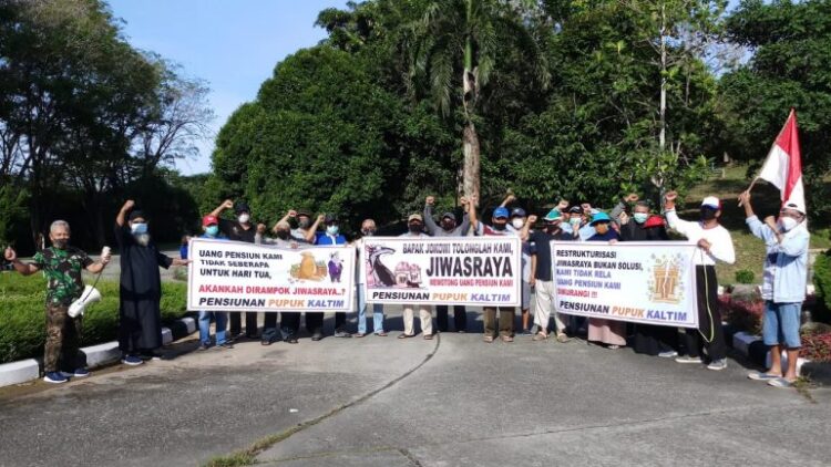 Pensiunan PKT Gelar Orasi, Kerugian Korupsi Jiwasraya Jangan Dibebankan ke Nasabah