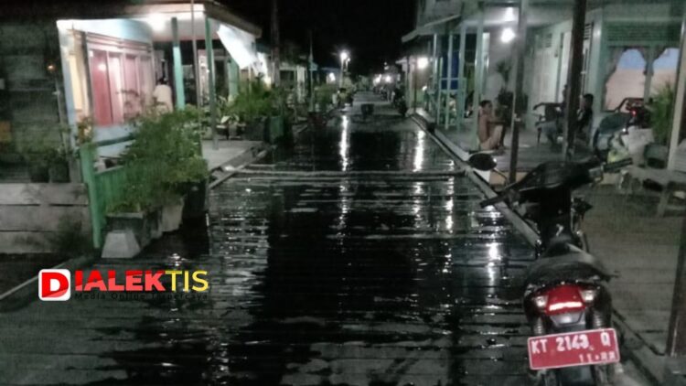 Breaking News: Air Laut Pasang, 5 RT di Bontang Kuala Terancam Terendam