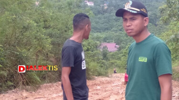 Jalan Provinsi di Kecamatan Kaubun Kondisinya Memprihatinkan