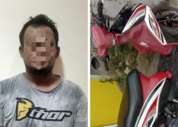 Motor Raib di Parkiran RS PKT, Beruntung Polisi Gerak Cepat Bekuk Pelaku di Lok Tuan
