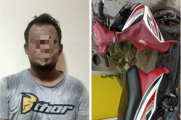 Motor Raib di Parkiran RS PKT, Beruntung Polisi Gerak Cepat Bekuk Pelaku di Lok Tuan