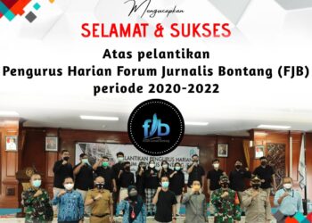 Selamat! Pengurus Harian Forum Jurnalis Bontang Resmi Dilantik