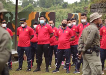 Puluhan Petugas Rutan Samarinda Latihan Menembak, Waduh! Ada Apa Nih