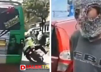 Braak, Sopir Minibus Berbaju FBI Itu Nekat Tabrak Polisi