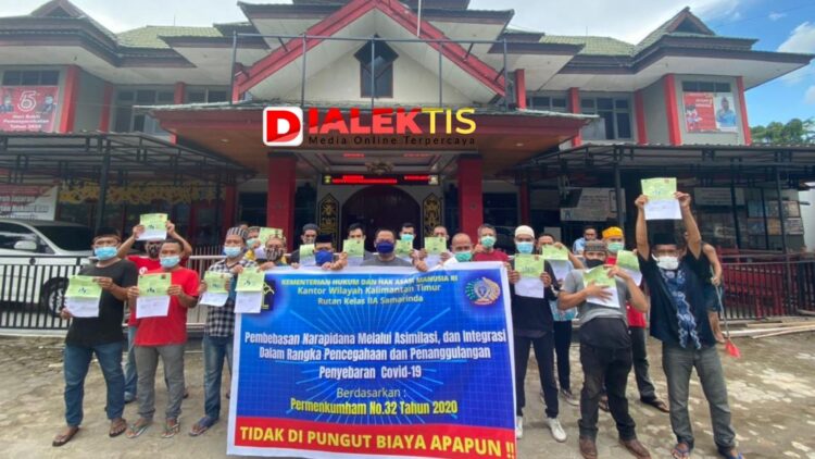 19 Warga Binaan Rutan Samarinda Bebas, Jalani Asimilasi di Rumah