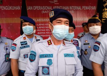Kukuhkan Satops Patnal, Kakanwil Kemenkumham Sebut Perlu Dukungan Pemerintah Daerah