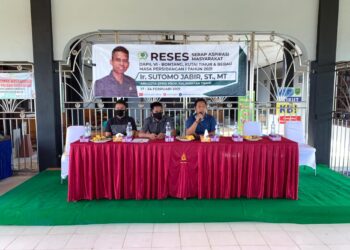 Sutomo Reses di Desa Labanan Makmur, Warga Usulkan Pembangunan Rumah Sakit