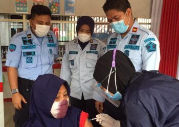 Rutan Samarinda Terima Puluhan Vaksin Covid-19  Untuk Lansia