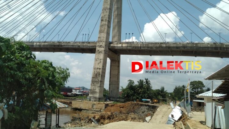 Pylon Bergeser, Dewan Apresiasi Langkah Pemkot Tutup Jembatan Mahkota II