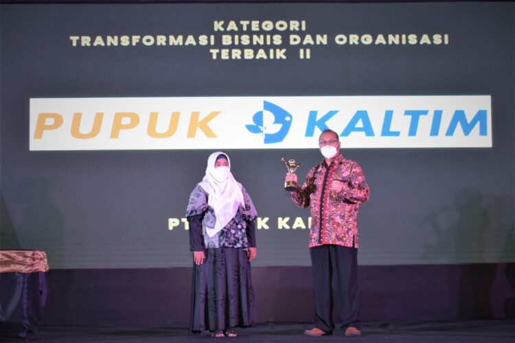 Pupuk Kaltim Raih Terbaik 2 Anugerah BUMN 2021 Kategori Transformasi Bisnis dan Organisasi