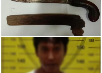 Operasi Pekat di Bontang Jaring Pembawa Badik