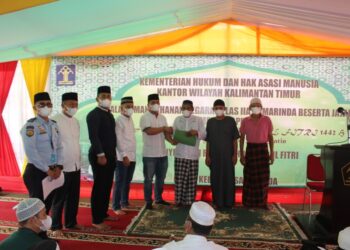 297 Warga Binaan Rutan Samarinda Terima Remisi Idul Fitri