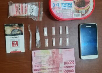 Sembunyikan Sabu Dalam Kotak Es Krim, 2 Wanita di Berebas Tengah Diringkus