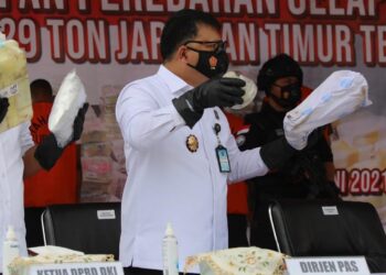 Dirjen Pemasyarakatan Jegal Peredaran Sabu Jaringan Internasional, Barbuk 1.129 Ton