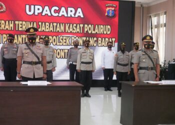 Kasat Polair Berganti, Bontang Barat Resmi Miliki Kapolsek