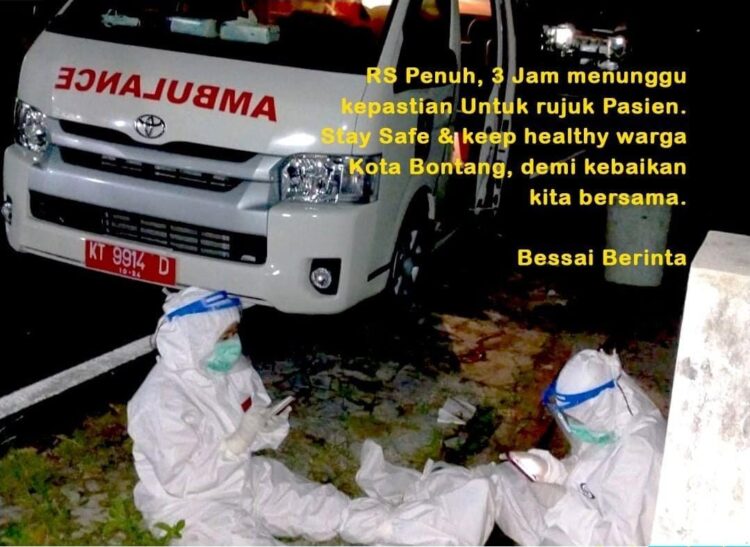 Viral Foto Nakes Kelelahan, Direktur RSUD Benarkan Ruang Covid-19 Penuh