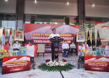 Kemenkumham Salurkan 46 Ribu Paket kepada Masyarakat Terdampak Covid-19