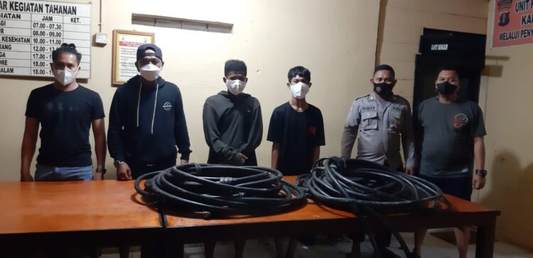 Curi Kabel Senilai Rp15 Juta, 2 Pemuda Muara Badak Terancam 7 Tahun Penjara