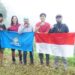 Peringati HUT-RI ke-76, Komunitas Pecinta Alam Kibarkan Bendera di Puncak Sebatik