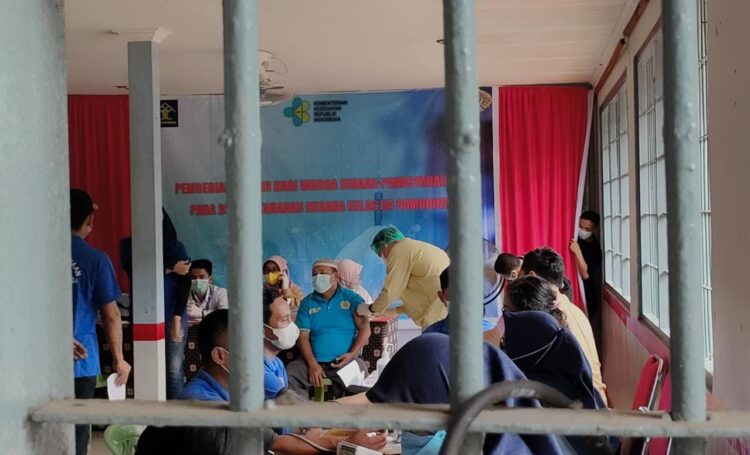 Capai 11 Persen, Vaksinasi di Rutan Samarinda Ditarget Rampung 2 Pekan