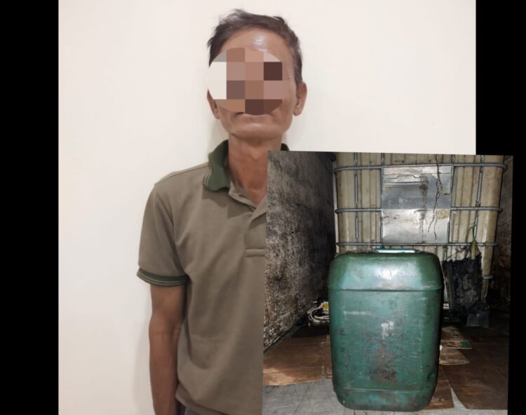 Timbun Solar 150 Liter, Warga Teluk Pandan Ini Terancam 6 Tahun Penjara