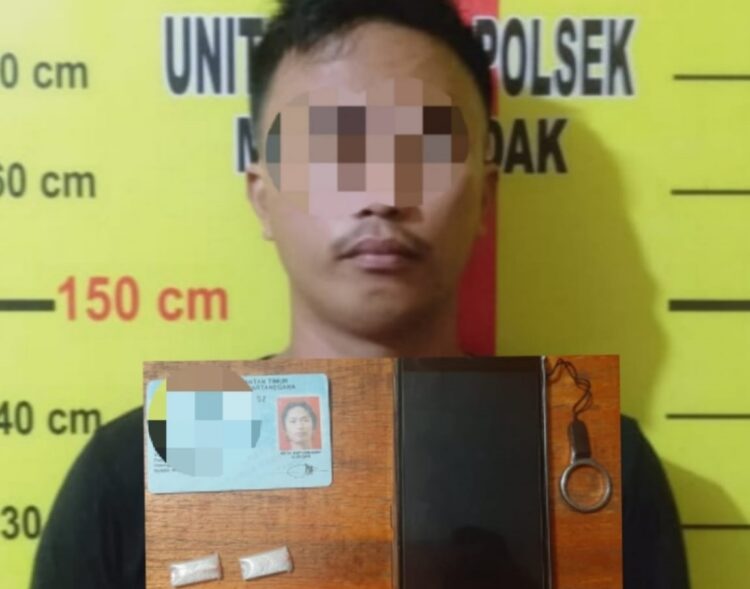 Diciduk Saat Nongkrong di Pinggir Jalan Gas Alam Badak 1 Bawa Sabu