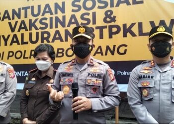 Brigjen Pol Hariyanto Salurkan Bantuan 10 Ton Beras di Bontang