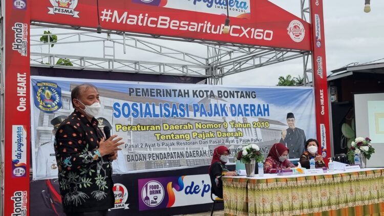 Sosialisasi Pajak Daerah, Bapenda Ajak Pedagang Ikut Bangun Bontang