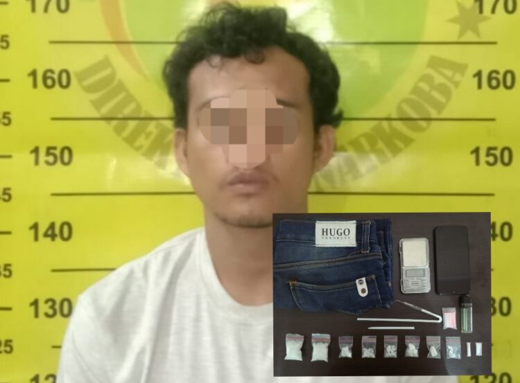 Kantongi Dua Paket Sabu, Warga Guntung Diciduk Saat Tunggu Pembeli