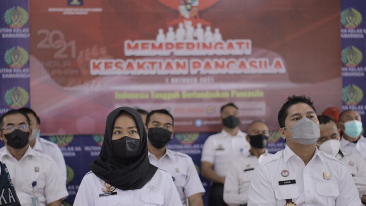 Peringati Kesaktian Pancasila, Rutan Samarinda Tegaskan Kepastian Hukum