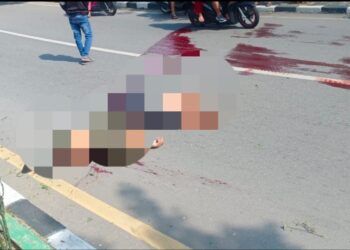 Kecelakaan di Jalan Bhayangkara, Pengendara Tanpa Identitas Tewas di Tempat