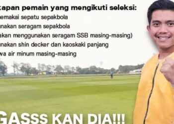 Seleksi Piala Suratin, Andi Faiz Yakin Bontang Dapat Pemain Potensial